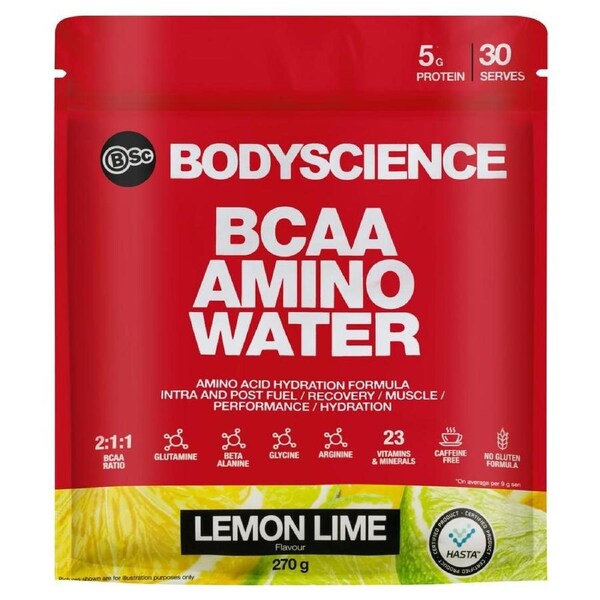 BSc Essential Amino BCAA Fuel Lemon Lime 270g