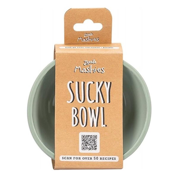 Little Mashies Silicone Sucky Bowl Olive