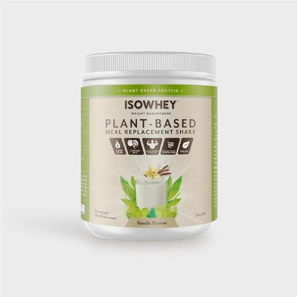 IsoWhey Plant-Based Meal Replacement Shake Vanilla 550g