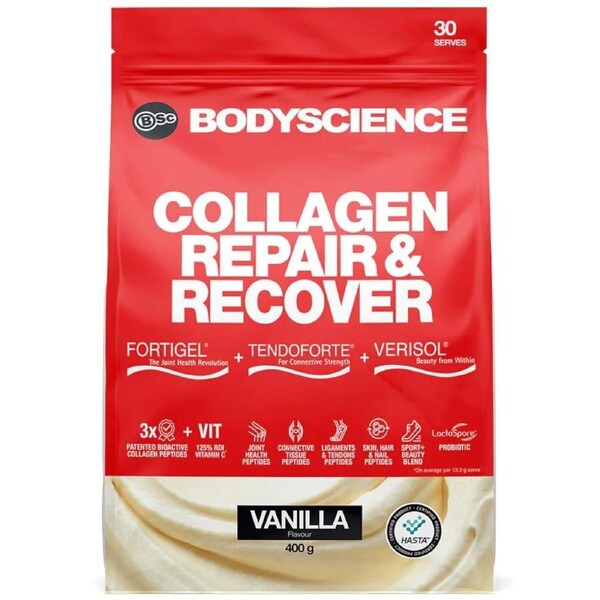 BSc Collagen Repair and Recover Vanilla 400g