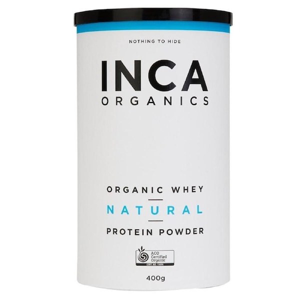 Inca Organics Organic Whey Protein Powder Natural 400g