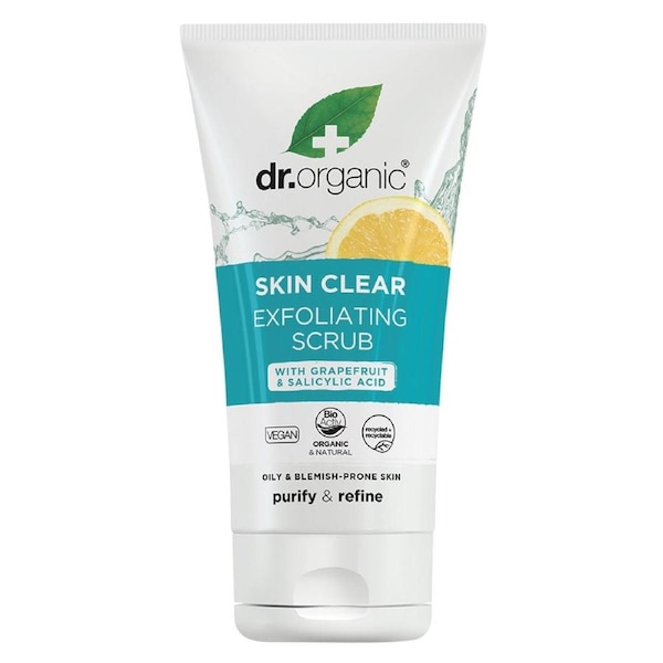 Dr Organic Skin Clear Exfoliating Scrub 150ml