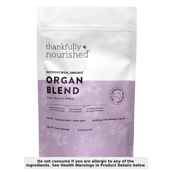Thankfully Nourished Organic Organ Blend 150g