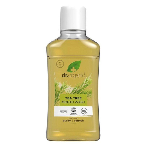 Dr Organic Tea Tree Mouthwash 500ml