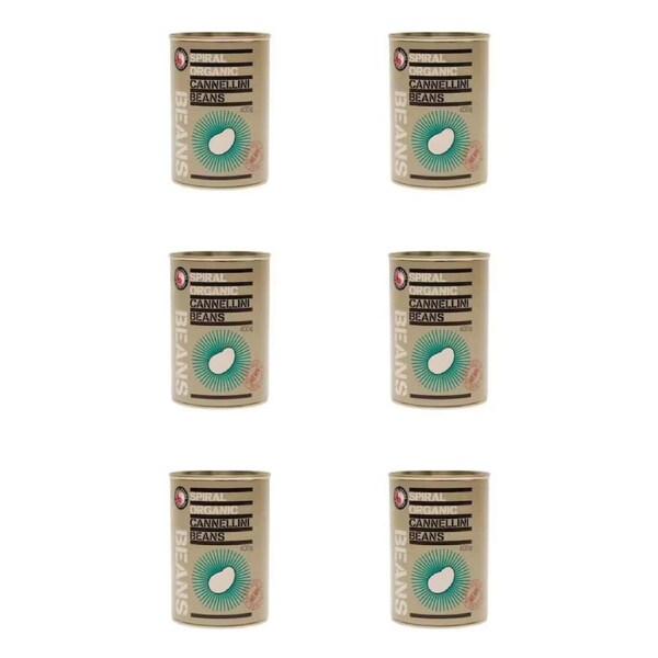 Spiral Organic Cannellini Beans 6 x 400g