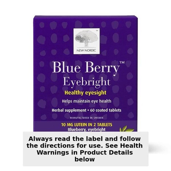 New Nordic Blue Berry Eyebright 60 Tablets