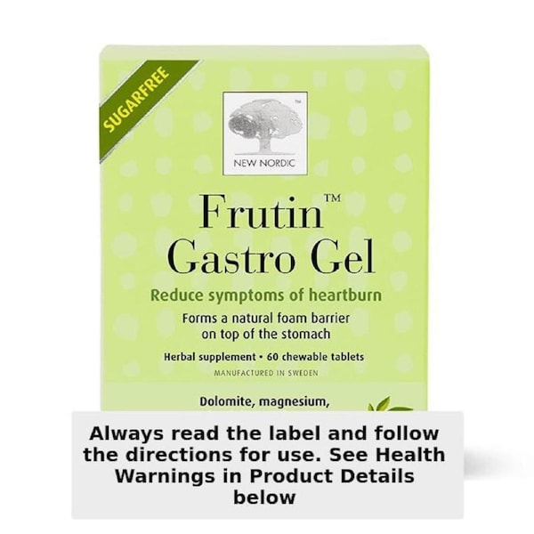 New Nordic Frutin Gastro Gel 60 Tablets
