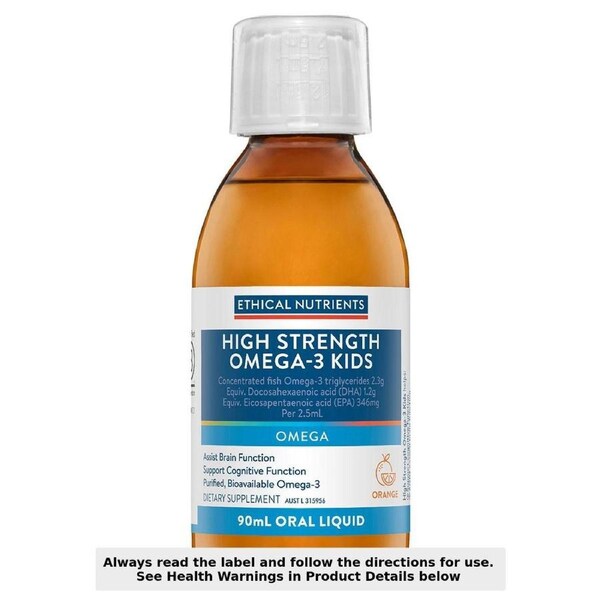 Ethical Nutrients High Strength Omega-3 Kids Liquid - 90ml