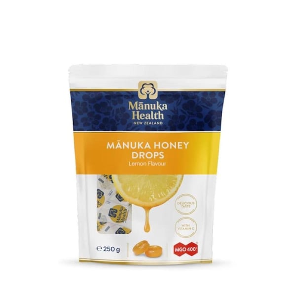 Manuka Health MGO 400+ Manuka Honey Drops Lemon 250g