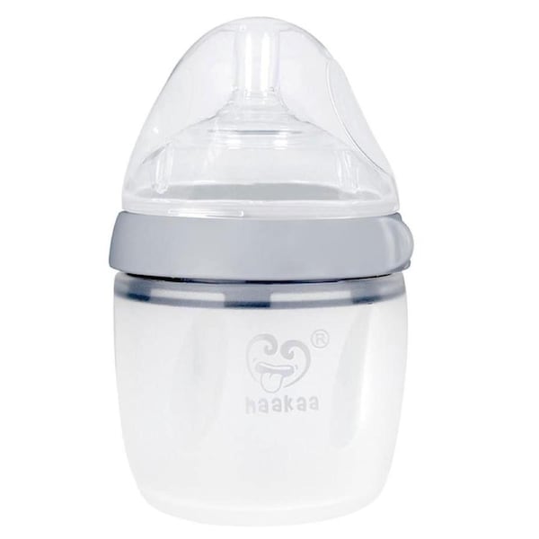 Haakaa Generation 3 Silicone Baby Bottle Grey 160ml