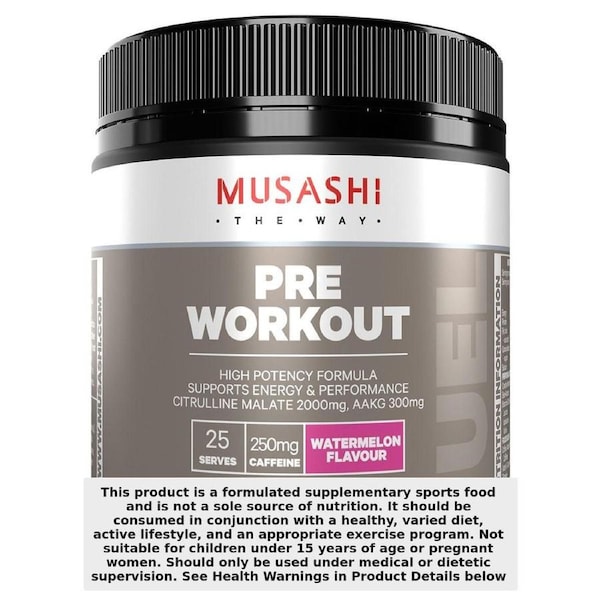 Musashi Pre Workout Watermelon 225g