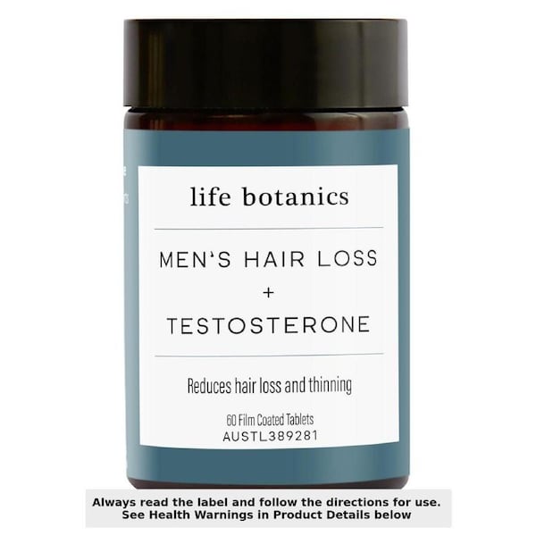 Life Botanics Men's Hair Loss + Testosterone 60 Tablets