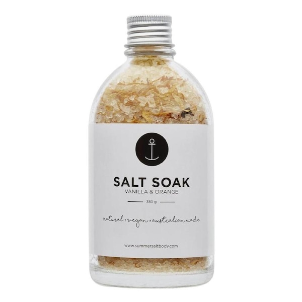 SUMMER SALT BODY Salt Soak Vanilla & Orange 350g