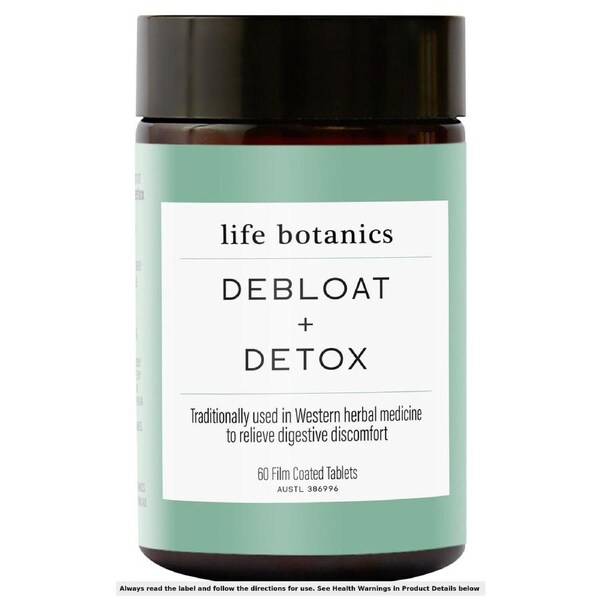 Life Botanics DeBloat and Detox 60 Tablets