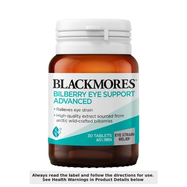 Blackmores Bilberry Eye Support Advanced 30 Tablets