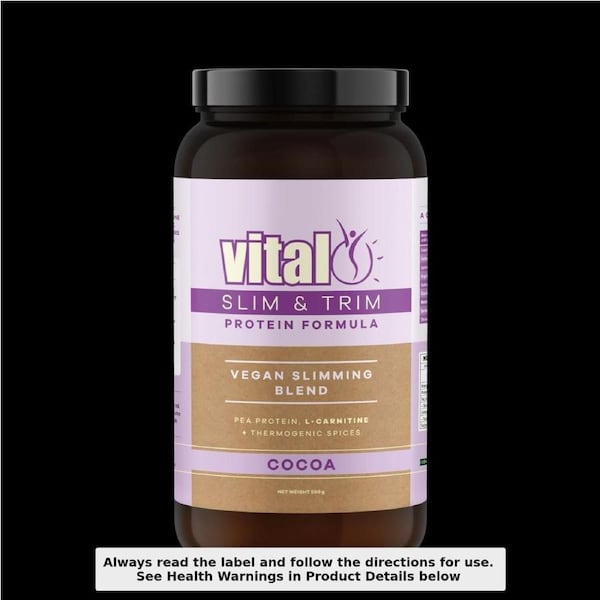 Vital Slim & Trim Protein Formula Vegan Slimming Blend Cacoa 500g