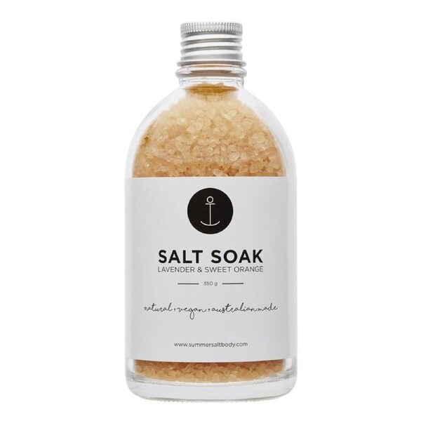 SUMMER SALT BODY Salt Soak Lavender & Sweet Orange 350g