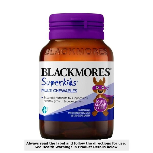 Blackmores Superkids Multi Chewables 60 Tablets
