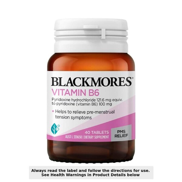 Blackmores Vitamin B6 100mg 40 Tablets
