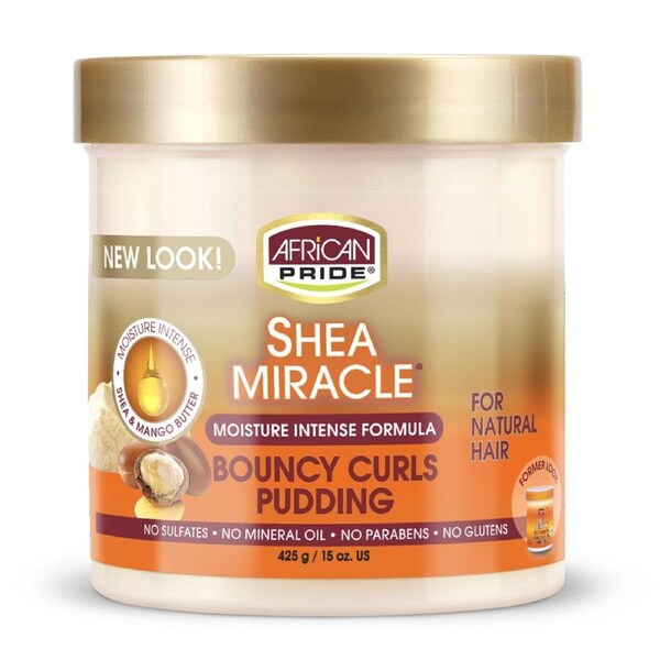 African Pride Shea Miracle Bouncy Curls Pudding 425g (15oz)