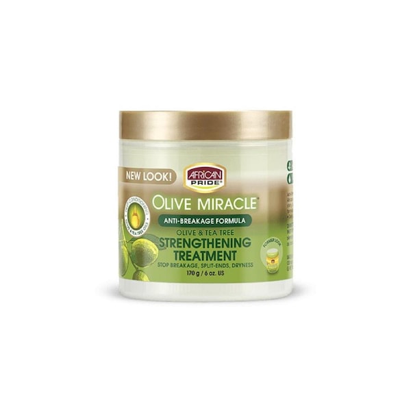 African Pride Olive Miracle Olive & Tea Tree Strengthening Treatment 170g (6oz)