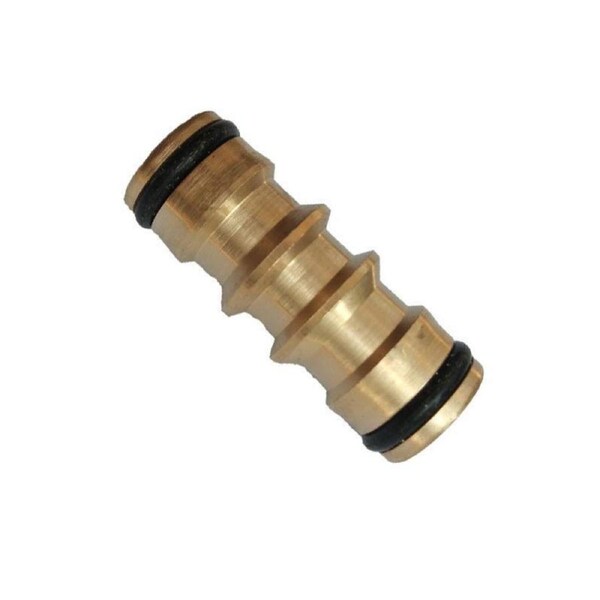 Brass Garden Hose Connector Fitting Double End Quick Joiner for 12mm Pipe Repair