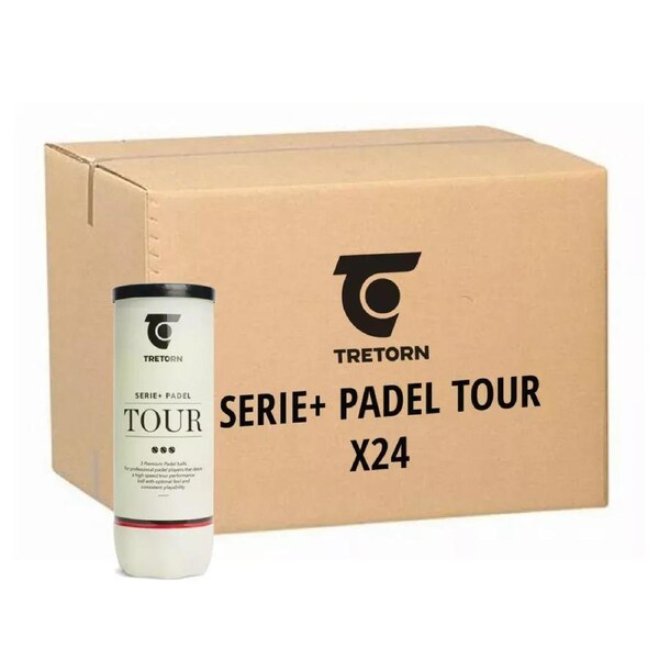 Tretorn Serie + Padel Tour Ball - 72 Premium Balls - 1 Box