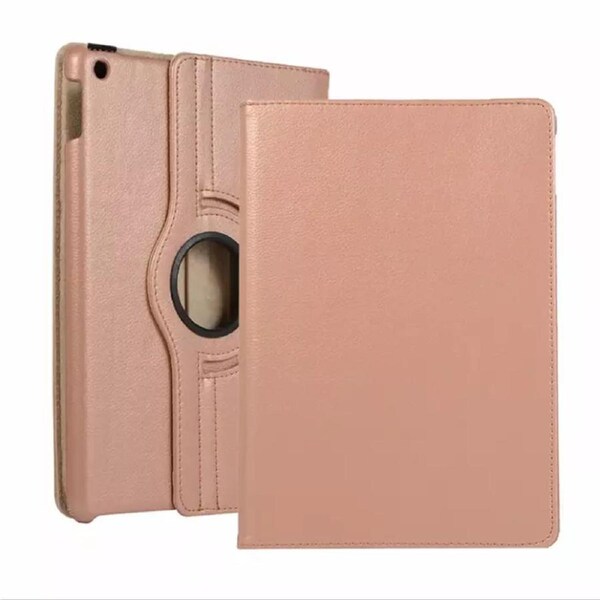 360 Rotating Leather Smart Case Cover For iPad 5th Gen 9.7" - Rose Gold