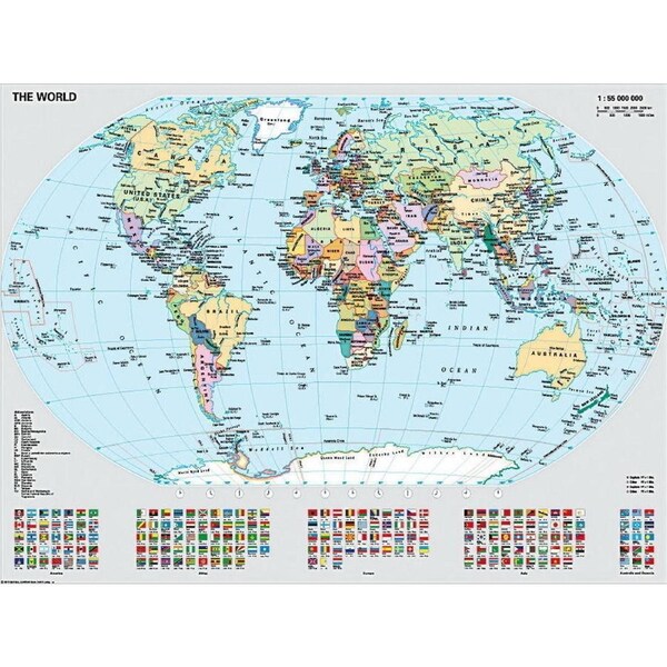 Ravensburger - Political World Map Puzzle 1000pc
