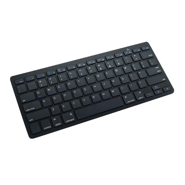 Wireless Computer Keyboard Bluetooth for Mac Windows PC Black