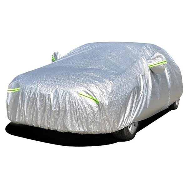 Waterproof Universal Size Car Cover 6 Layer Aluminum UV Dust Hail Resistant YXXL
