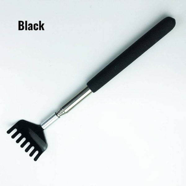 Backscratcher Telescoping Extendable metal claw Back scratcher Black