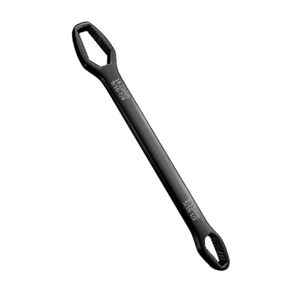 Double Head Ratchet Spanner 8-22mm Universal Torx Repair Tool Wrench Black