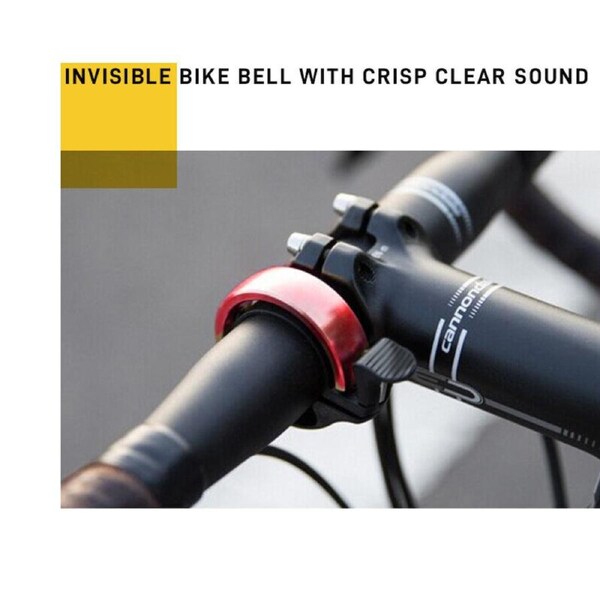 Red Handlebar Alarm Ring Invisible Bell Bicycle Bell Aluminum Alloy Bike Bell