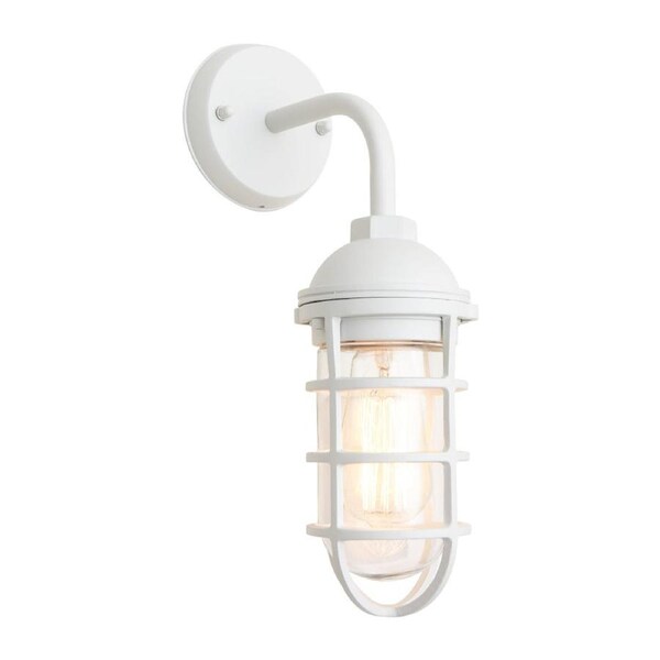 Newport 1lt Exterior Wall Light White