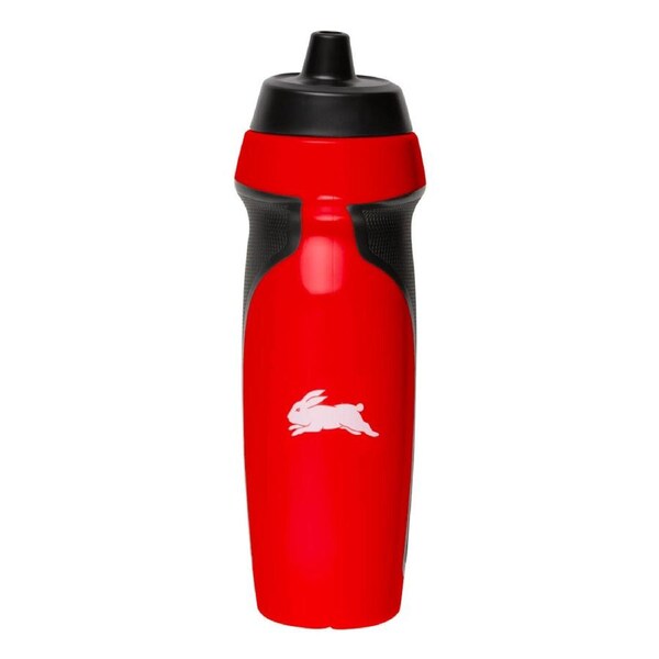 South Sydney Rabbitohs NRL 2025 Sports Drink Water Bottle with Rubber Grip