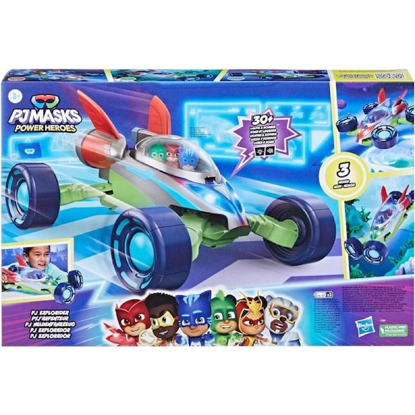 PJ Masks Power Heroes PJ Explorider, Converting Vehicle