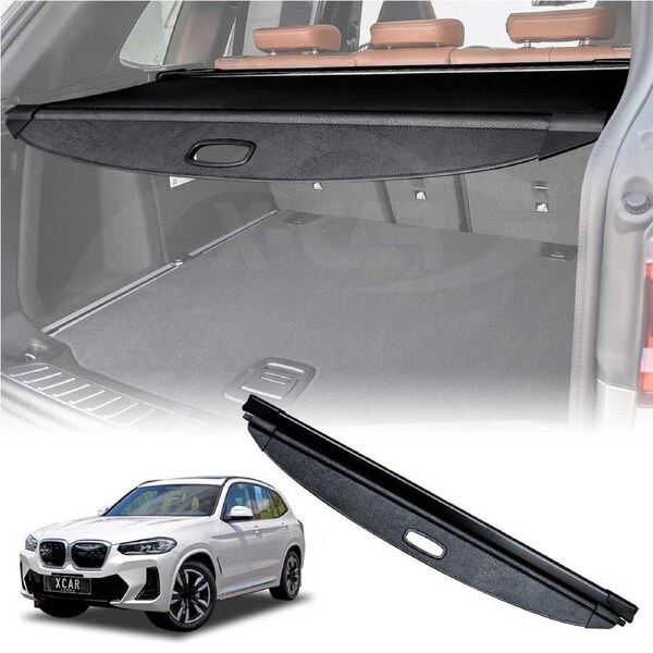 Retractable Cargo Cover for BMW iX3 2023-2025 Rear Rack Partition Shelter Canvas Trunk Luggage Security Shield Shade