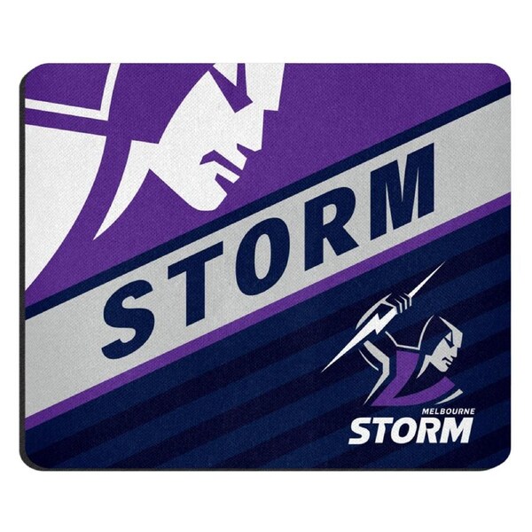 Melbourne Storm NRL Team Logo Design Mouse Mat Pad