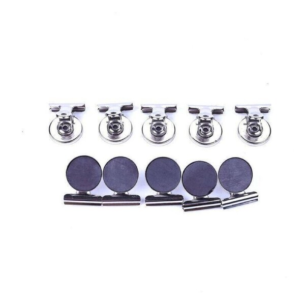 Magnetic Bulldog Clips 20PCS Strong Fridge Memo Holders for Home Office School
