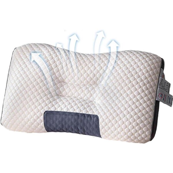 Contour Pillow,Adjustable Orthopedic Cervical Ergonomic, Anti Bacterial for Relaxing, Sleeping