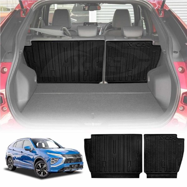 Back Seat Protector for Mitsubishi Eclipse Cross 2021-Onwards All Weather Heavy Duty Car Kick Mats Cover Accessories
