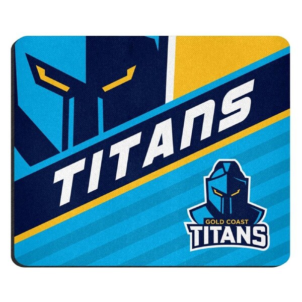 Gold Coast Titans NRL Team Logo Design Mouse Mat Pad