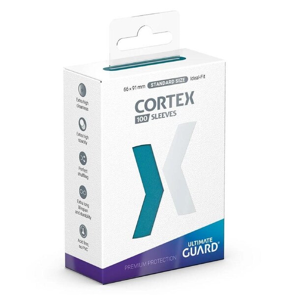 Ultimate Guard TCG - CORTEX Trading Card Sleeves 100-Pack - Petrol