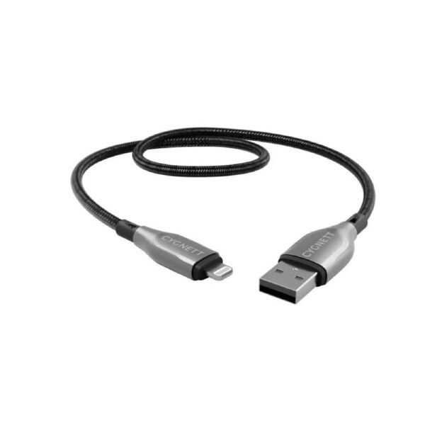 Cygnett - Armoured 50cm Lightning to USB-A Cable - Black