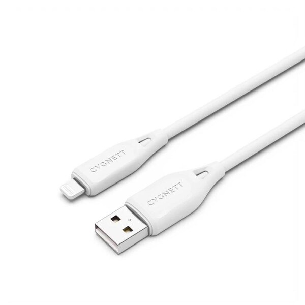 Cygnett - Essentials 1m Lightning to USB-A (2.0) Cable - White