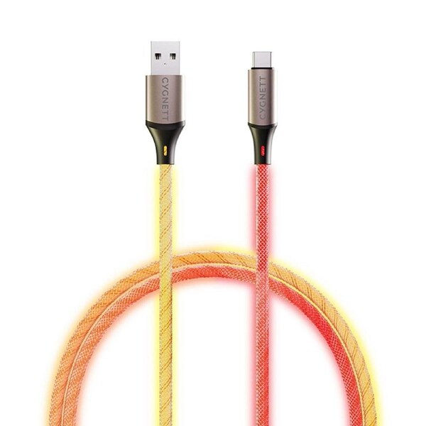 Cygnett - Illuminate 1.2 USB-C to USB-A Light Up Cable