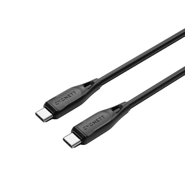 Cygnett - Essentials 1m USB-C to USB-C Cable - Black