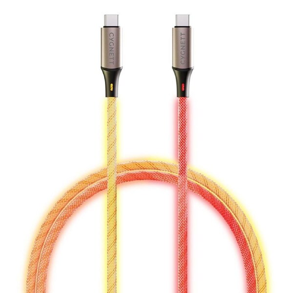Cygnett - Illuminate 1.2 USB-C to USB-C Light Up Cable