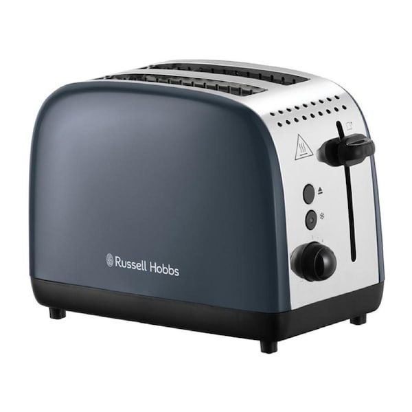 Russell Hobbs Colours Plus 2 Slice Toaster Storm Grey RHT2655STG